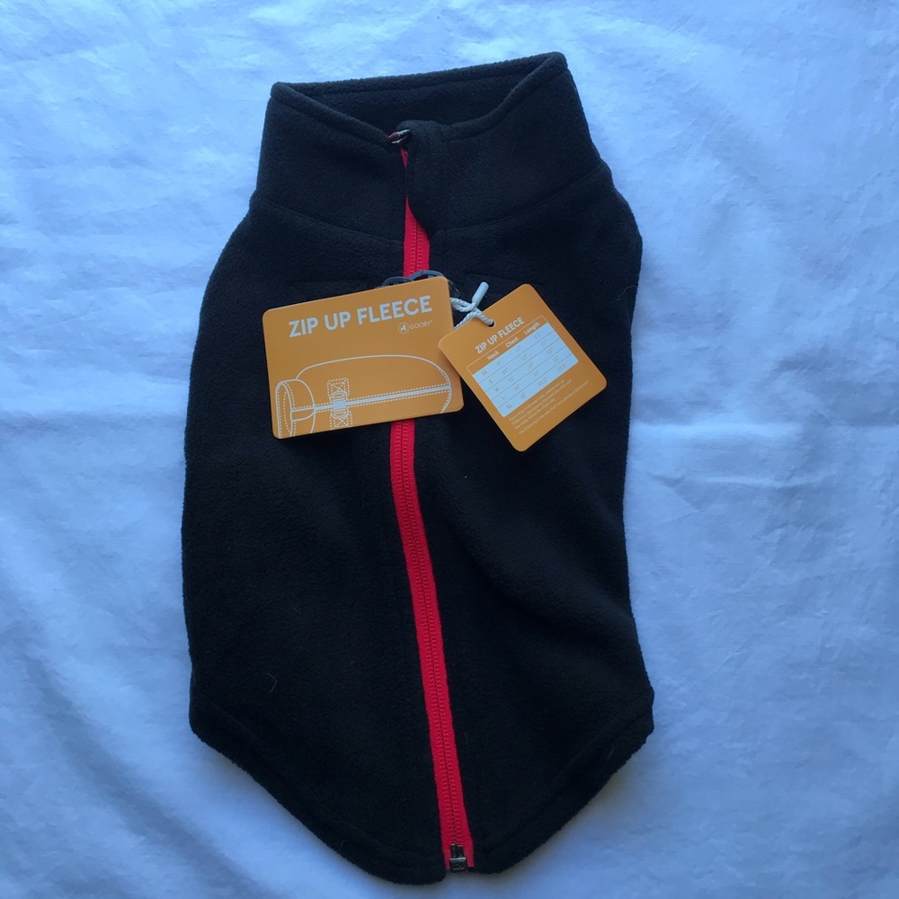 Dog zip up fleece